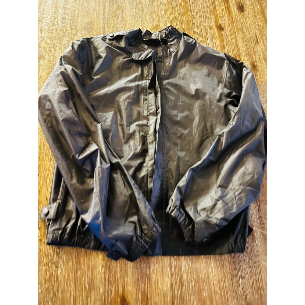 Harley-Davidson Mens Black Windbreaker Jacket Reflective 97211-12VM Medium